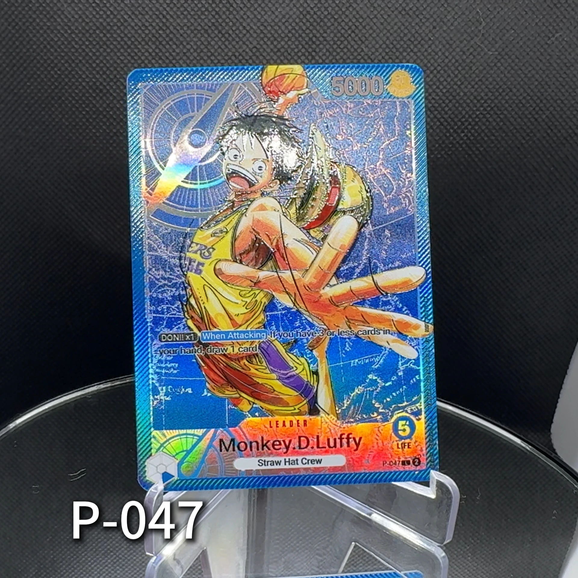 ワンピースOCG 英語リーダーカード ルフィ ゾロ ナミ サンジ ウソップ