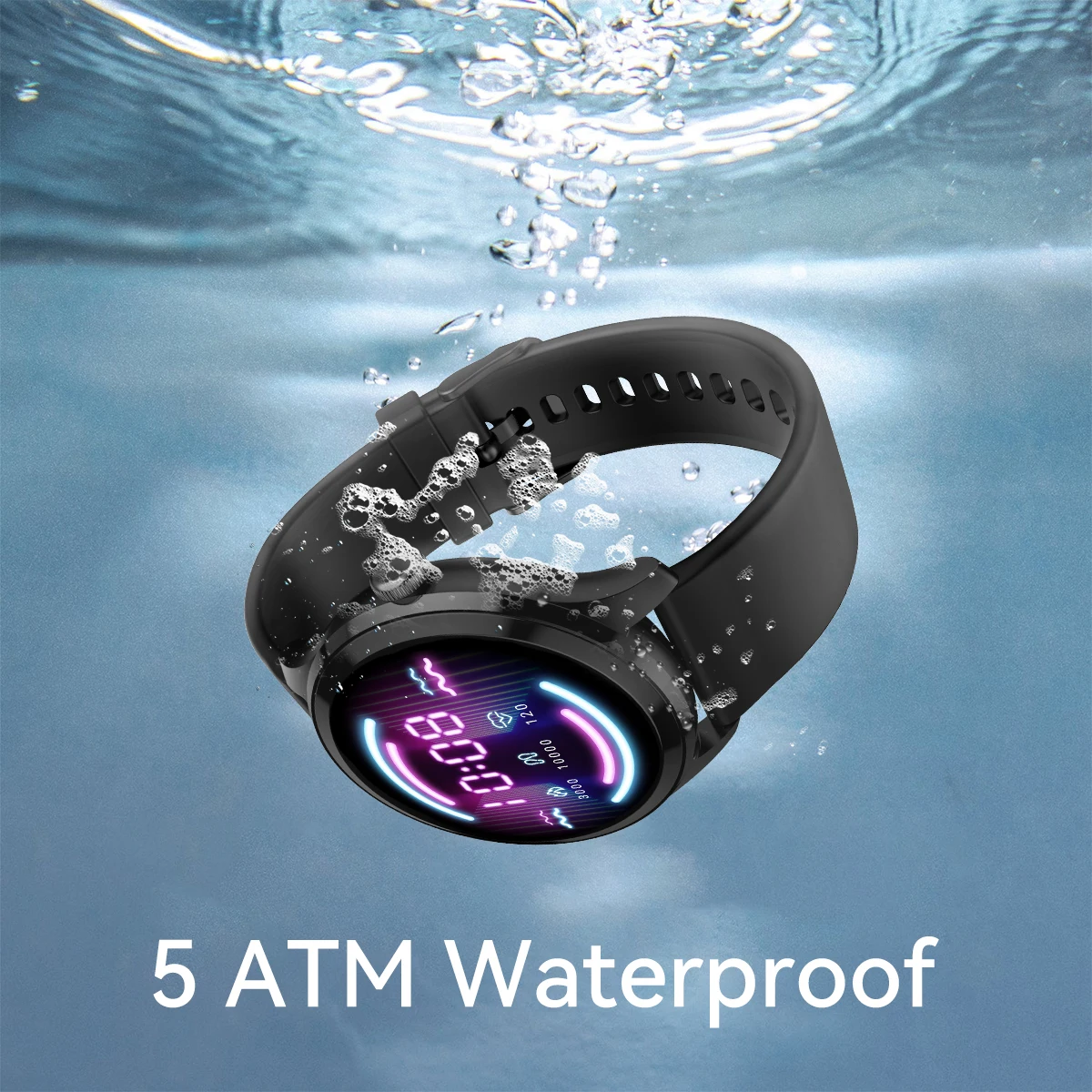 Apexfit Voice Call Smart Watch For Men 5ATM Waterproof Built-In Gps Watch With Hr/Spo2 Monitor For iphone Android 3