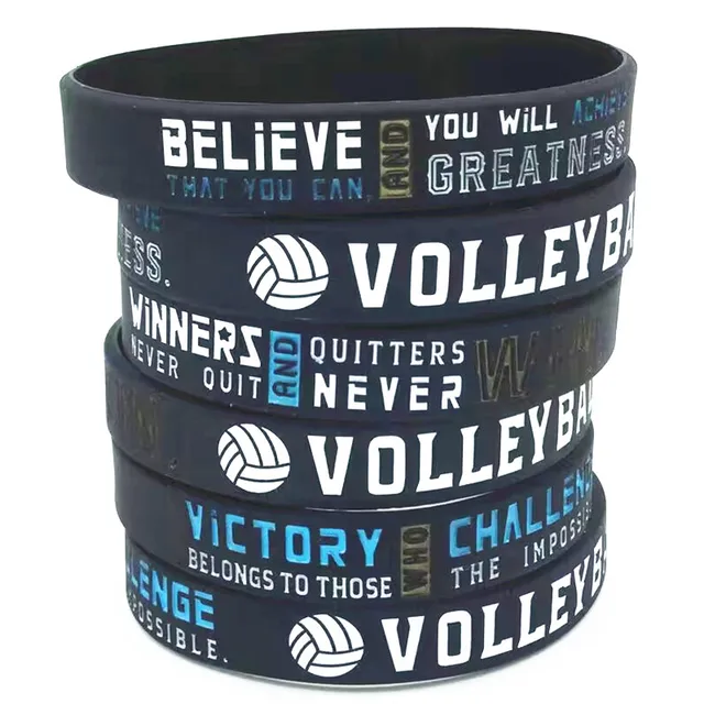 3pcs volleyball believe you can victory winner never quit never give up rubber bracelet silicone wristband 3pcs volleyball believe you can victory winner never quit never give up rubber bracelet silicone wristband