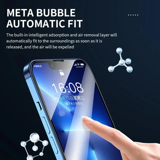 3Pcs Tempered Glass for iPhone 14 13 12 11 15 Pro Max Mini Screen Protector for iPhone XR X XS MAX 7 8 Plus 16 Protective Glass 2