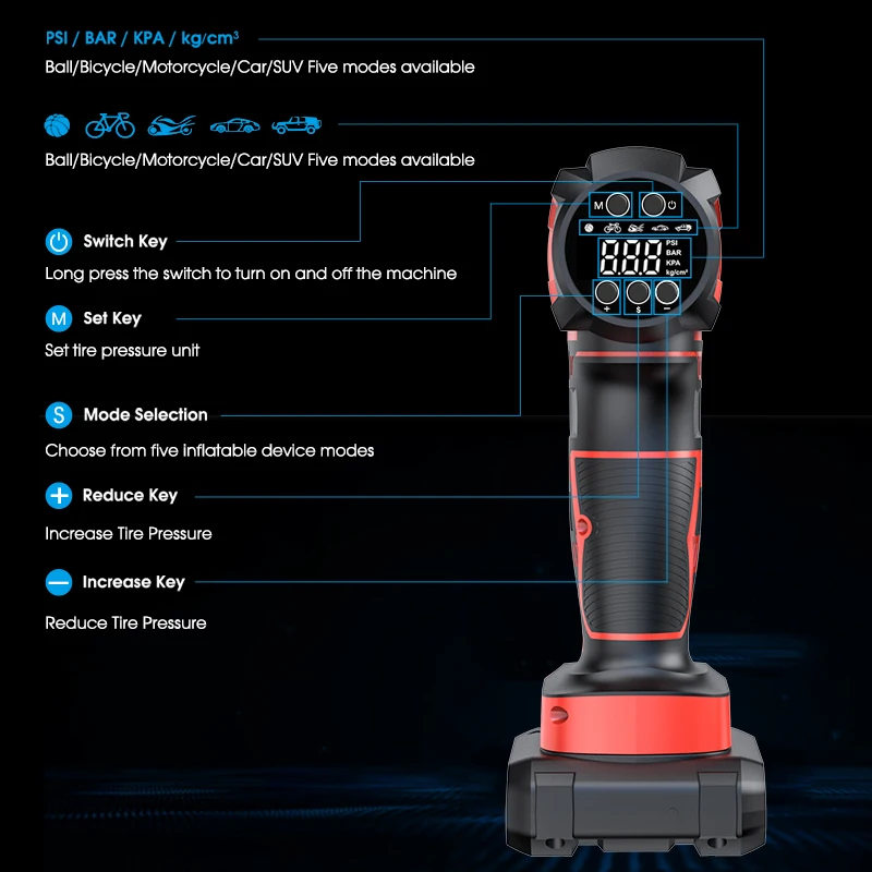 ���� �޴�� ���� ���� ���� Ÿ�̾� ��â�� 12V 150PSI ���� ������ ������ �ڵ��� ������� ���� ���� �����