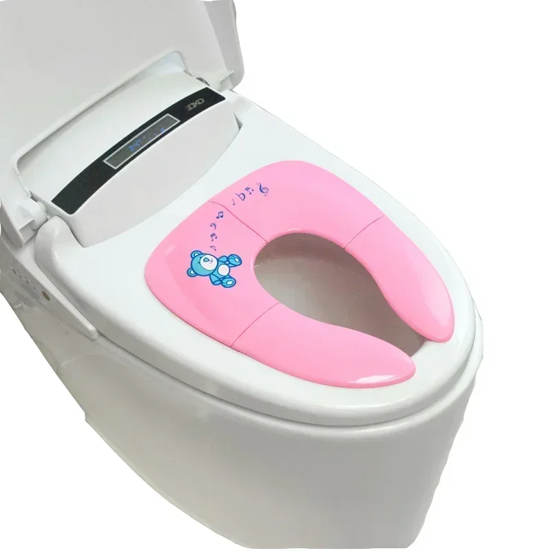Baby Travel Folding Potty Seat Toddler Portable Toilet Training Seat Children Urinal Cushion Children Pot Chair Pad /mat 4