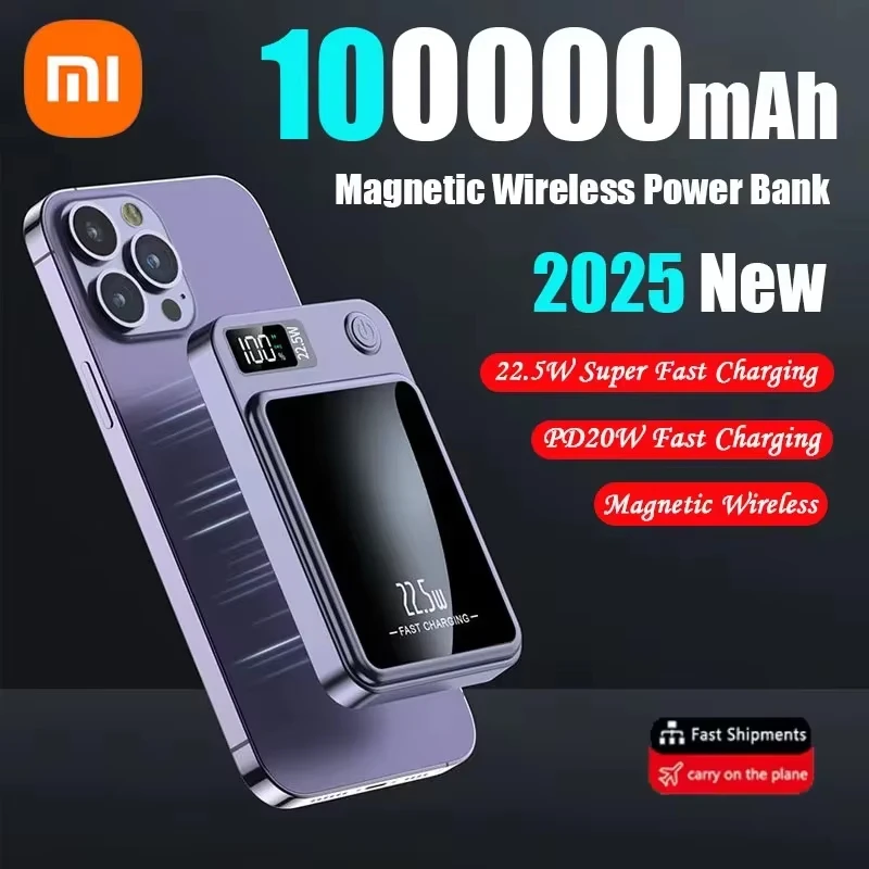 Wireless Magnetic Power Bank Fast Type-C Charger 1