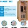 Sauna, Low EMF Infrared Home Sauna, Personal Outdoor Indoor Heaters Saunas Wood Tiny Dry Barrel Snfared At Home Sauna Room 5