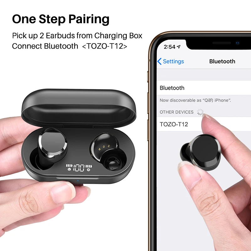 Qcy t12. Наушники tozo t12. как подключить беспроводные наушники earbuds x3 lite к телефону.