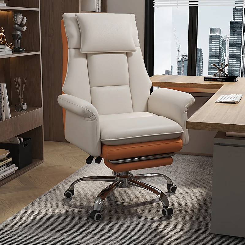 

Extension Cheap Office Chairs Lounge Pillow Wheels Leather Adjustable Work Chair Organizer Nordic Cadeira Gamer Home Furniture