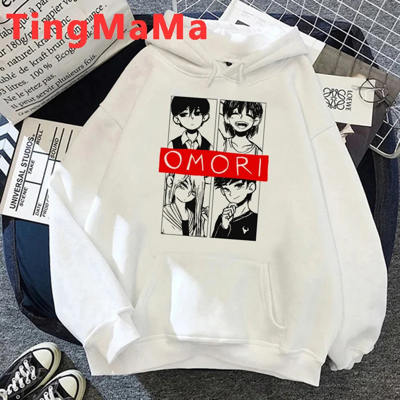 

Omori hoodies men graphic Oversized Korea anime men clothing streetwear