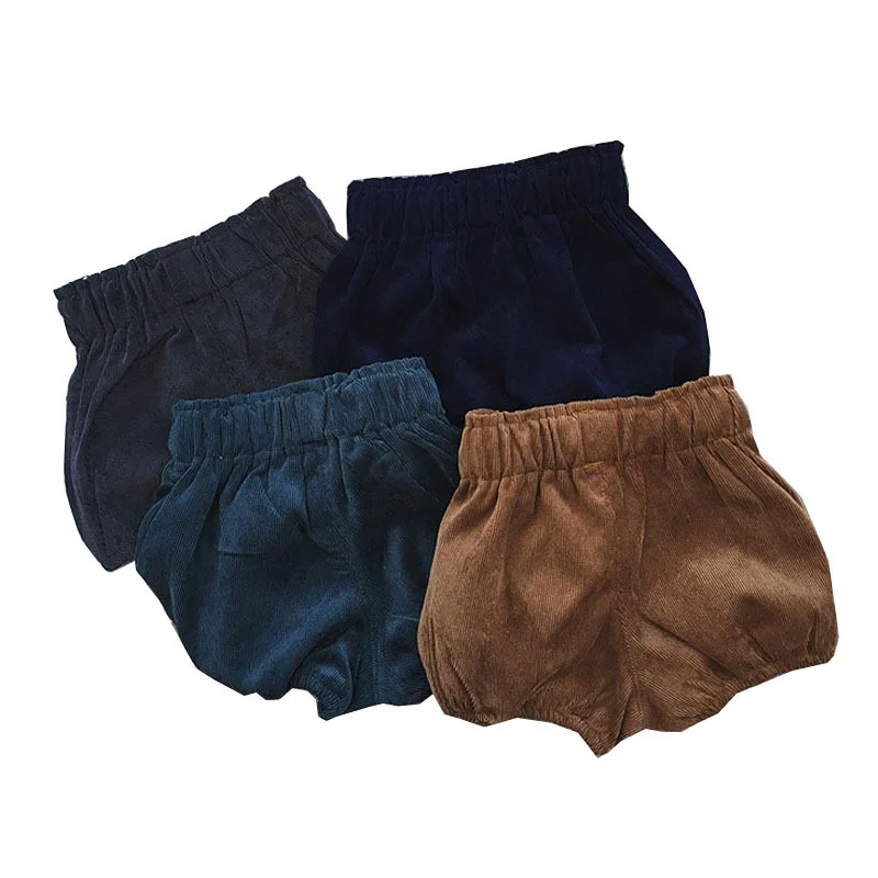 Kids Shorts Toddler Girls Corduroy Shorts Diaper Bloomer Briefs Diaper Cover Fall Winter Clothing