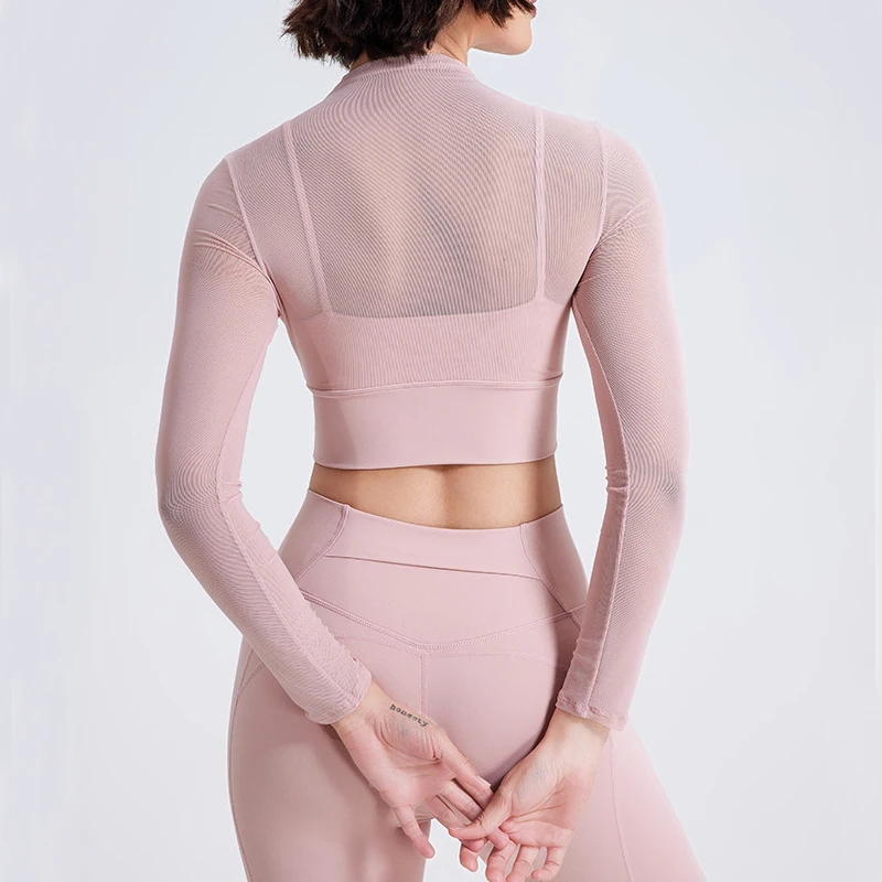 Fitness Yoga Set Women Solid Color Gym Suit Super Stretch Breathable Running Sportswear Female Workout Clothes Two Pieces