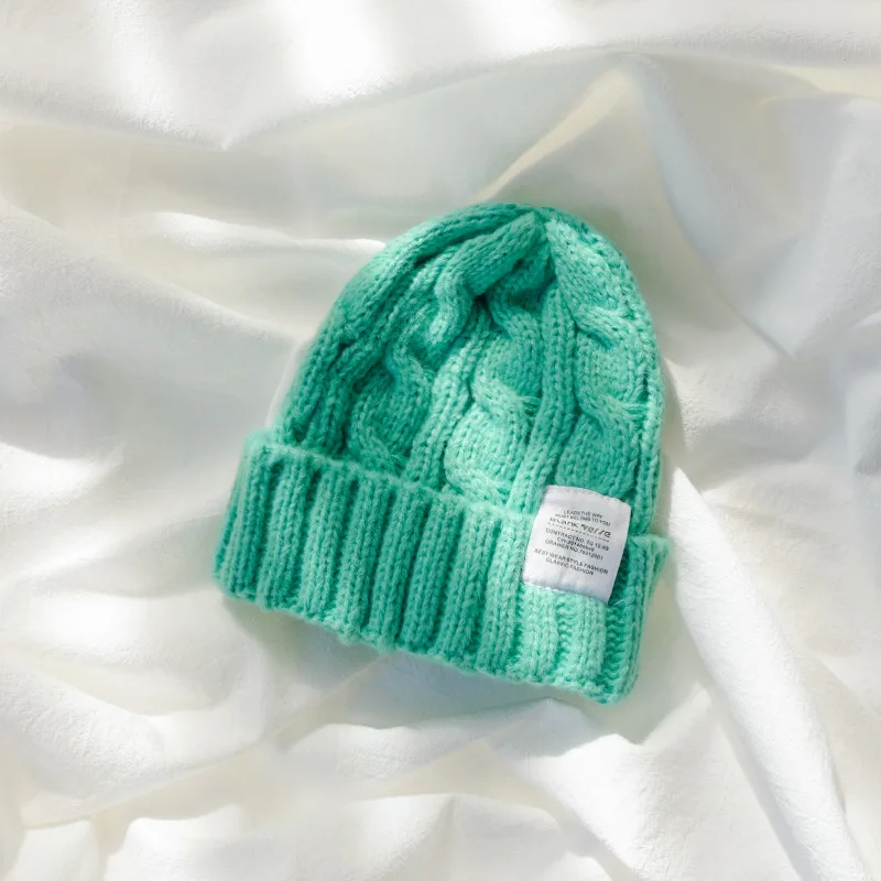Woolen Caps Autumn Winter Beanie Hats 