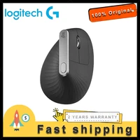 Original Logitech MX Vertical Bluetooth Wireless Ergonomic Mouse 4000DPI Multi-function With 2.4GHz USB Rechargeable for Office