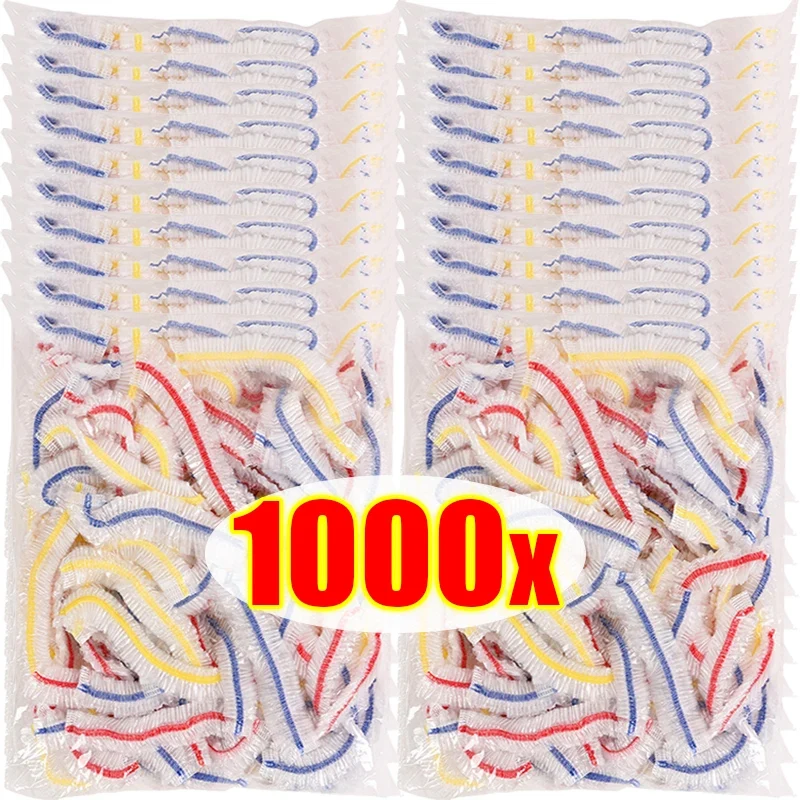 

Reusable Disposable Food Covers Plastic Wrap Colorful Elastic Food Lids Bowls Elastic Plate Covers For Kitchen Food Saver Bags