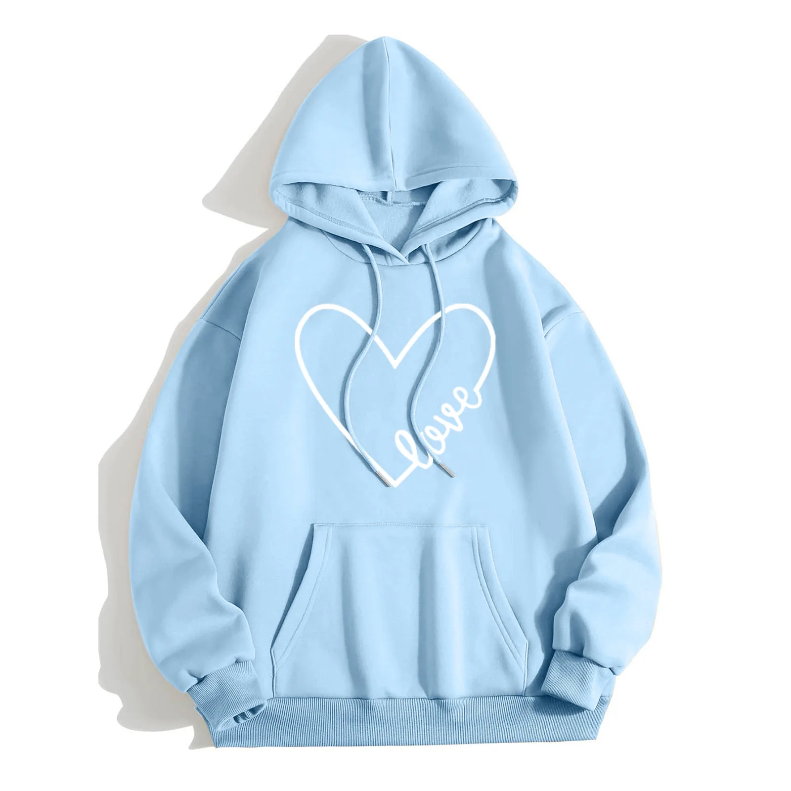 

Heart Print Hoodies Sweatshirt Harajuku Hoodie Korean Style Tops Oversized Sweatshirts For Men Pullover Dailywear Sudaderas