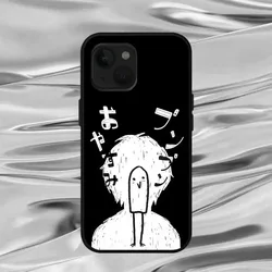 Goodnight Punpun Black Back Phone Case - iPhone 13 Mini (A7)