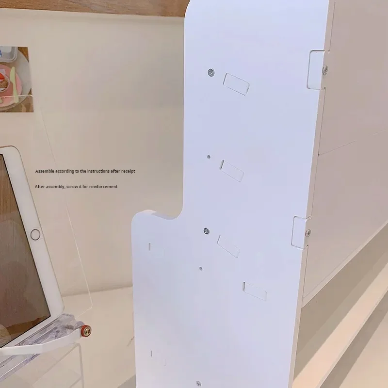 1 PC 다층 책상 선반 데스크탑 오피스 스토리지 랙 귀여운 간단한 편지지 주최자 배열