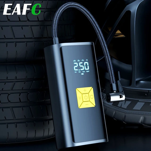 EAFC Compressor for Cars 150PSI Air Pump with Battery Portable Car Tyre  Inflator for Car Motorcycle and Bicycle Tires Electric