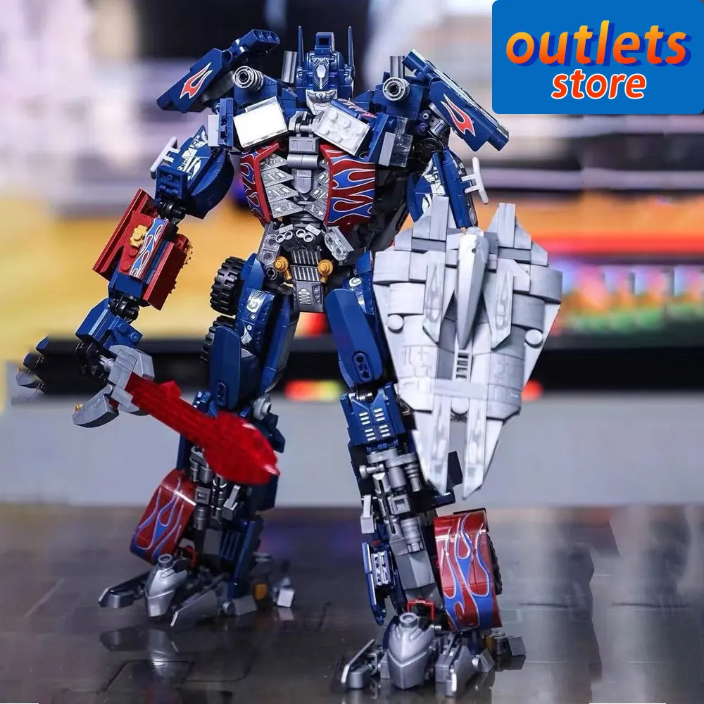 

6006 Creative Expert Ideas Autobots Cybertron Robot Transformation Mecha Moc 10302 Bricks Model Buliding Blocks Boy Toys 2068PCS