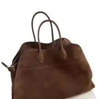 Ladies Large Capaci Commuter Tote Bag 2024 New Autumn Winter High-End Unique Design Vintage Handbag Briti Sle Polyester...