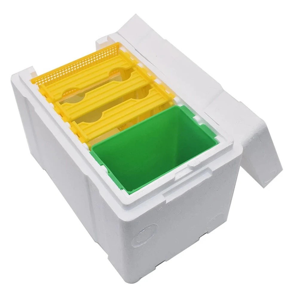 Queen Bee Mating Box Foam Bee Hive Box Mini Nucleus Hive Breeding Harvesting Breeding Case Beekeeping Equipment beekeeping tools bee breeding box