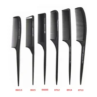 Hairdressing Carbon Comb Hairstylist Hair Cutting Comb Tail Comb Professional Barber Accessories Teasing Combs For Hairdresser 1