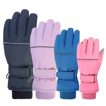 Youth Waterproof Ski Gloves 1