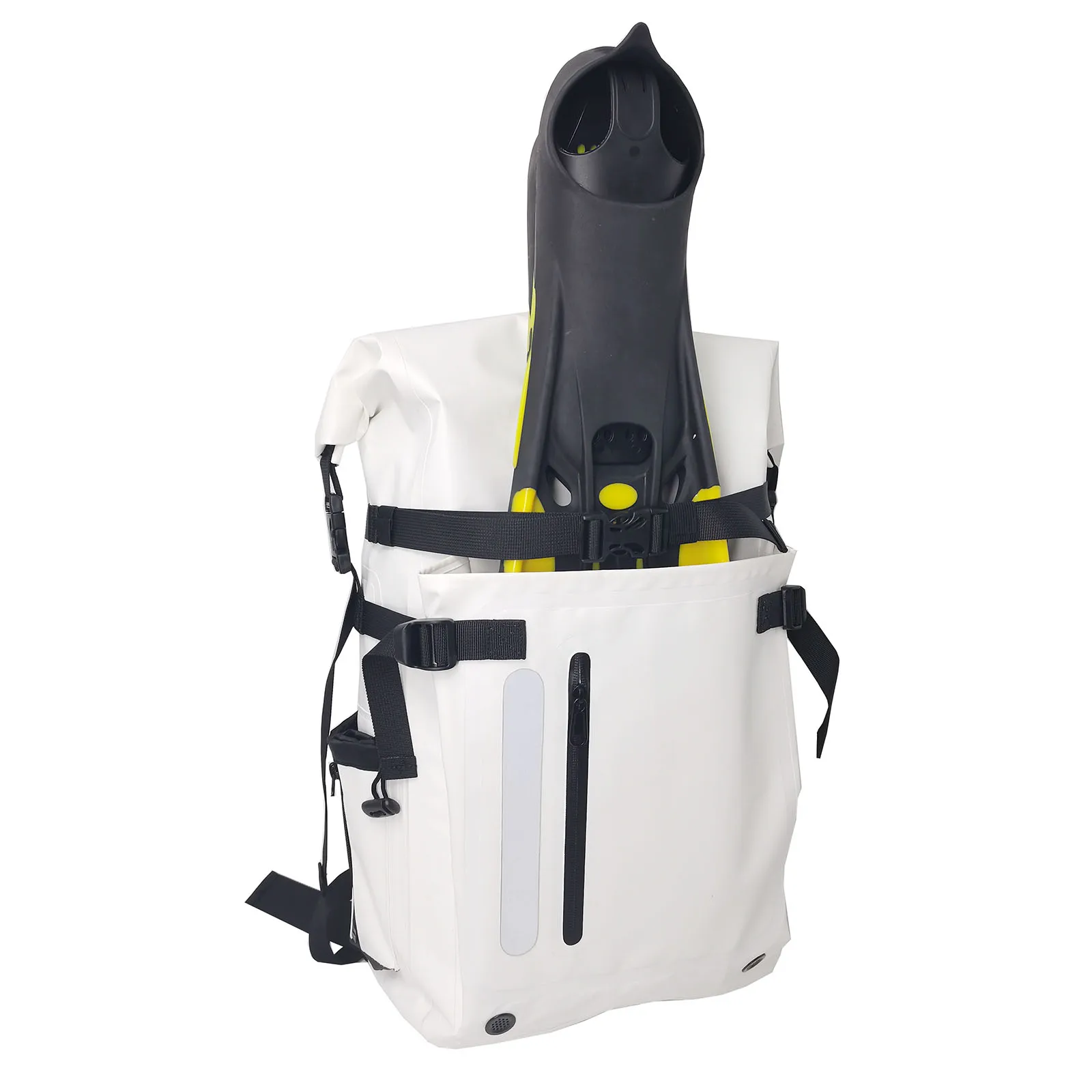Waterproof Roll-Top Closure Backpack Dry Bag for Diving Fins and Diving Material Unisex Adult