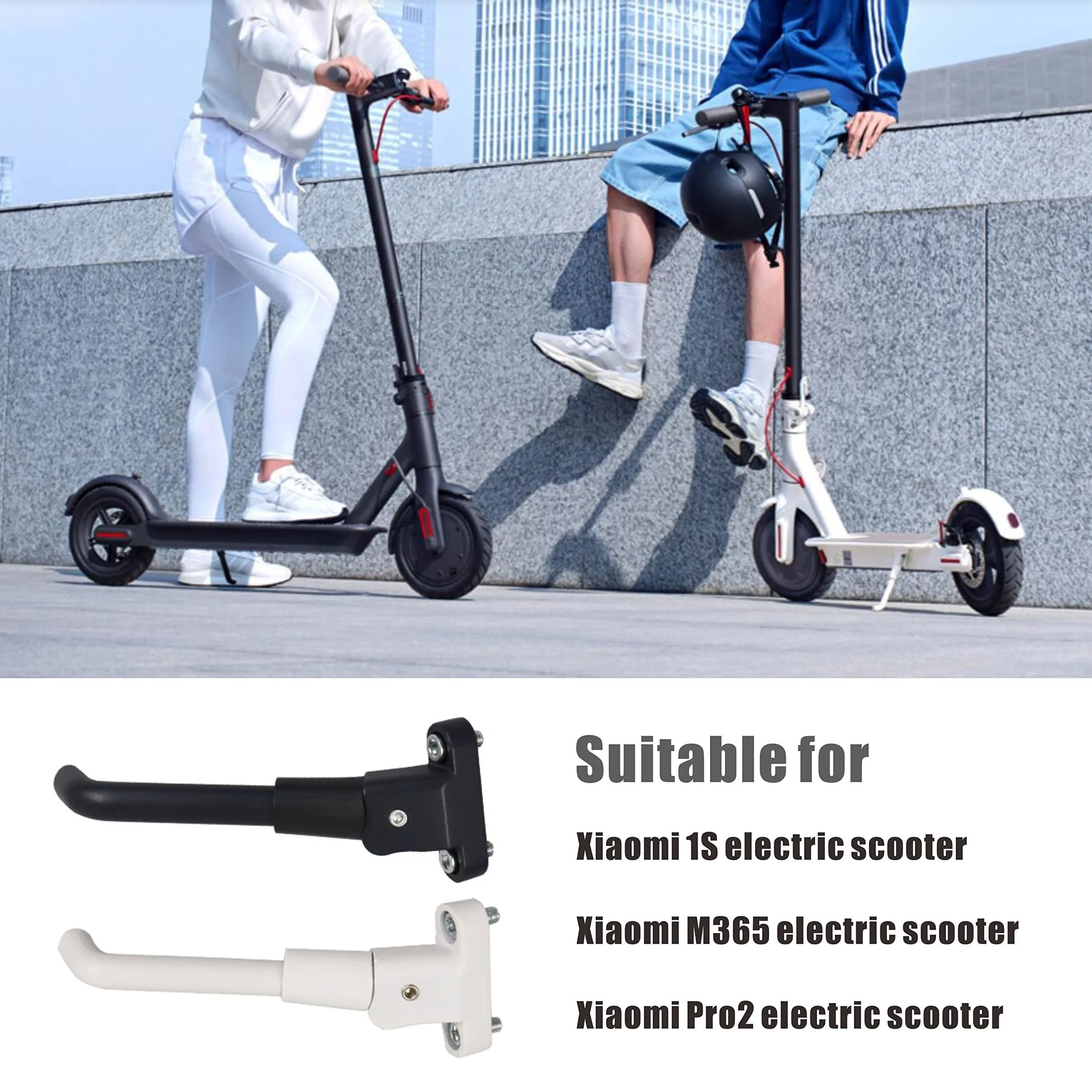 1 set of parking bracket for Xiaomi M365 1s Pro 2 Pro electric scooter bracket foot support modification accessories electric scooter accessories