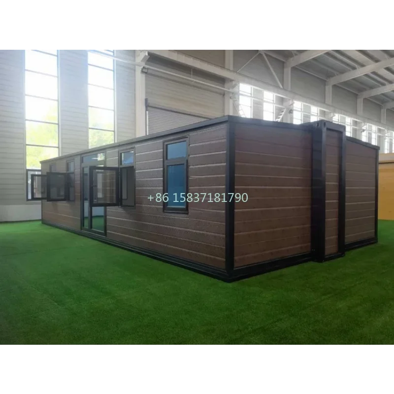 รูปสินค้า บ้านคอนเทนเนอร์ยั่งยืน พับเก็บได้ พร้อมสวนและห้องเก็บของ