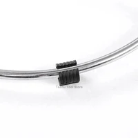 Plastic Office Chair Leg Pads Covers Non-Slip U-type Tube Mat Steel Pipe Clamp Chair Feet Wrap Pads Floor Protectors Tube Clamps 4