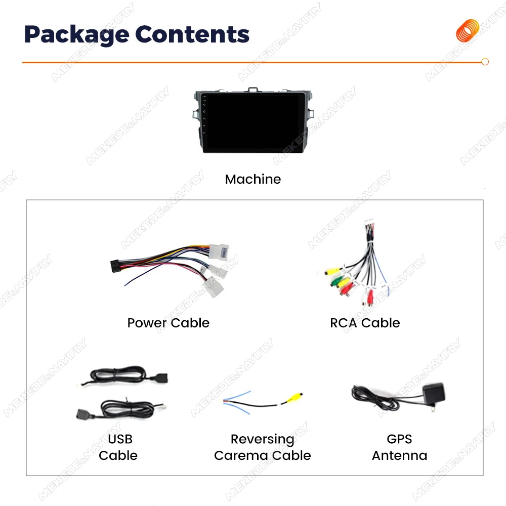 Android 14 Car Stereo Radio For Toyota Corolla E140/150 2007 2008 2009 2010 2011 2012 2013 Multimedia Player Carplay Auto 9INCH