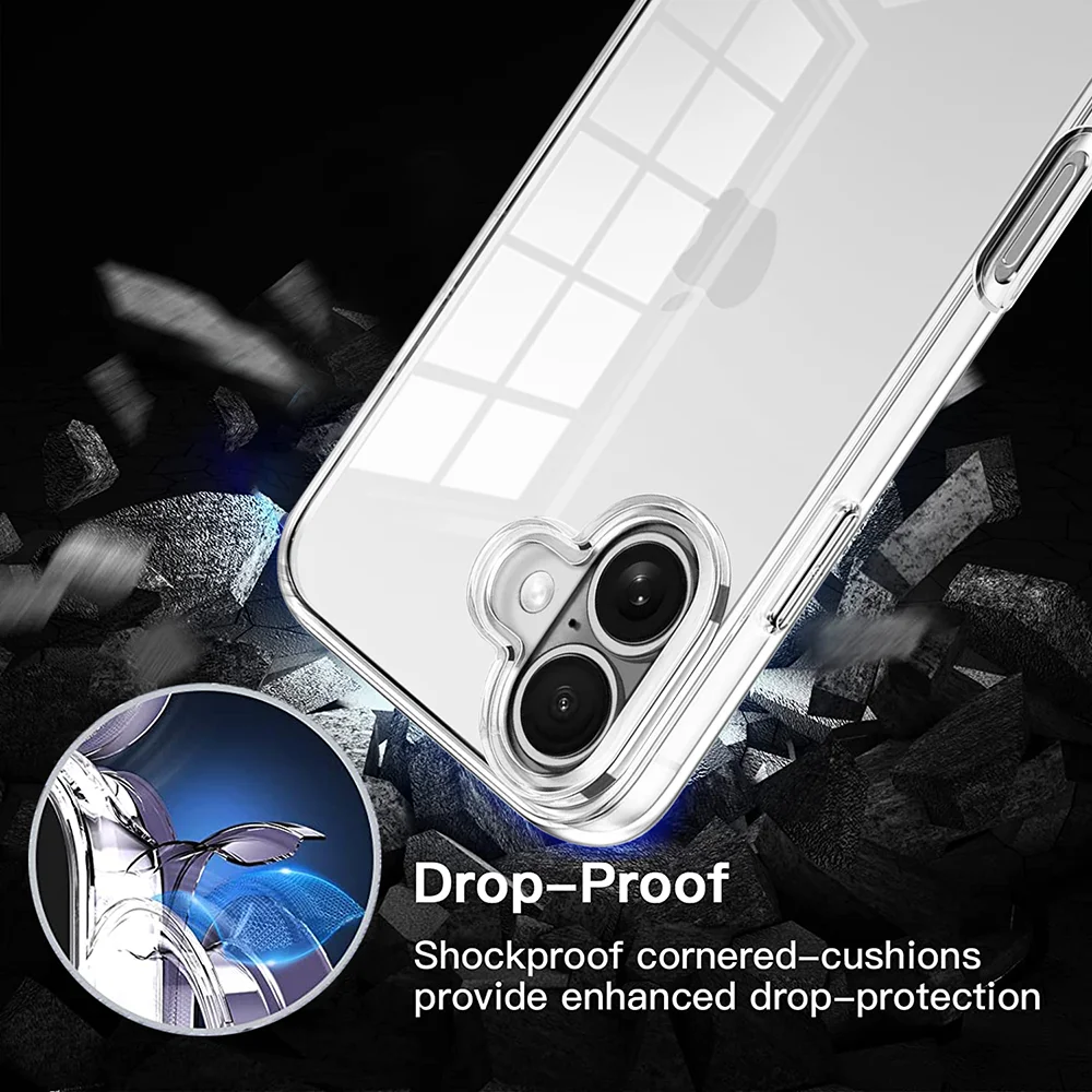 Ultimate Clear Hard Shell - Military Grade 360° Full Body Protective Case