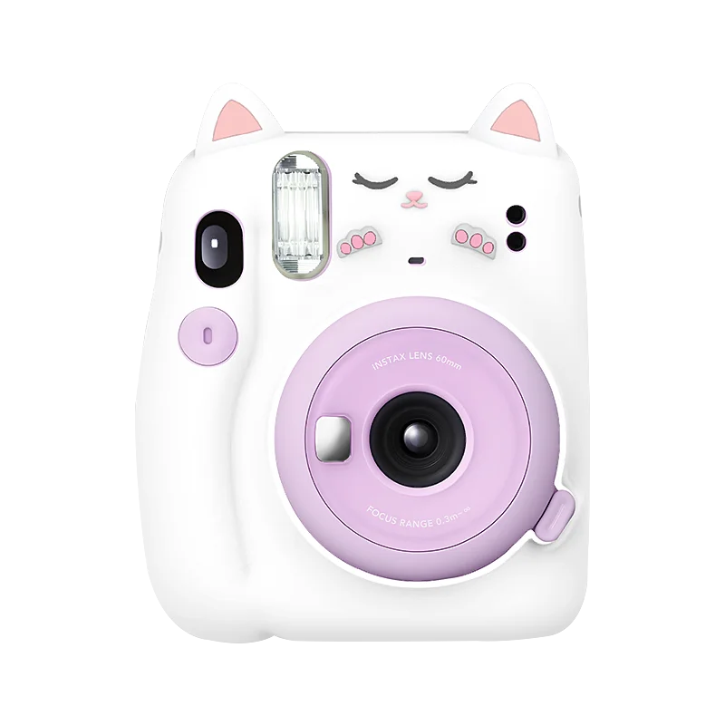 Per Fuji Fujifilm Instax Mini 11 Crystal Clear Jelly Camera Soft Bag Custodia Protettiva Guaina Accessori Shell Germogliando Q