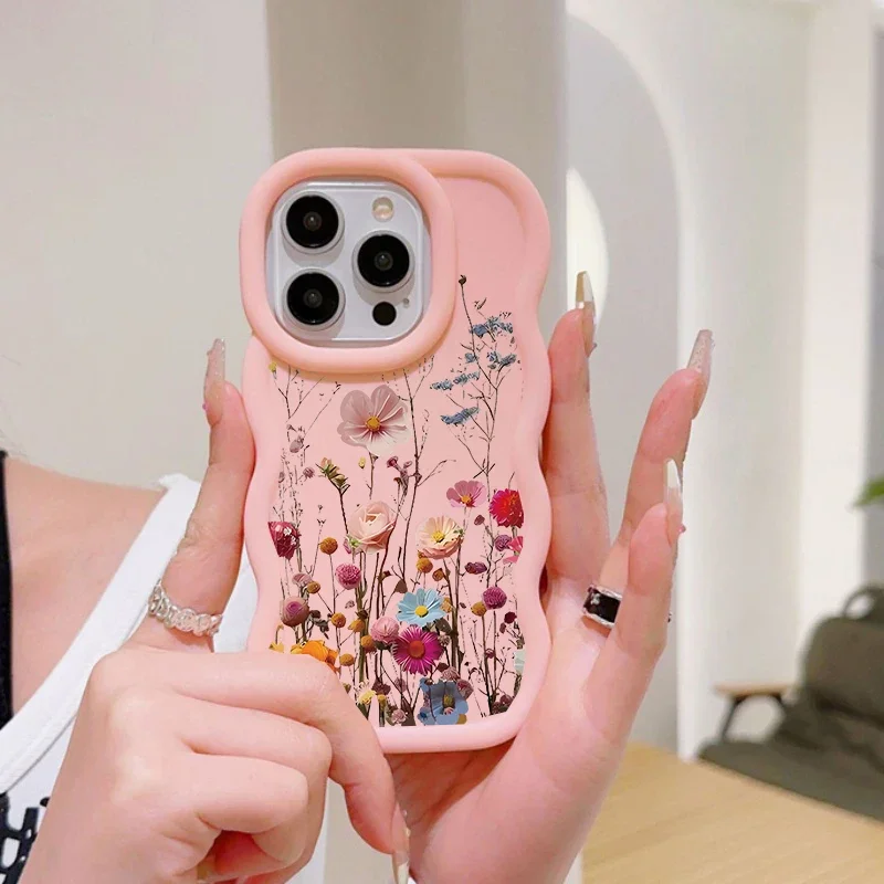 Floral Design Protective Phone Case