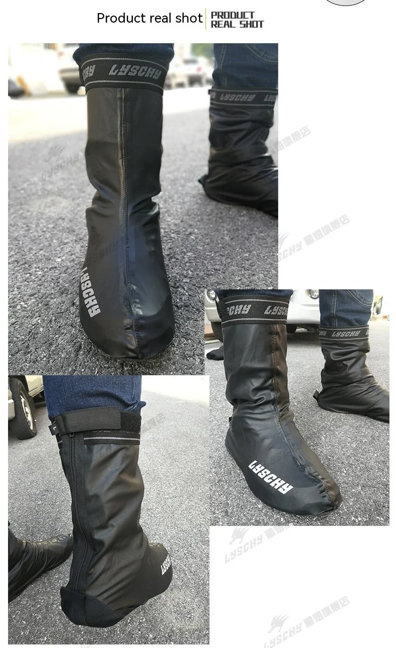 Chunyi 5 Pcs Pluie Moto pour Chaussures - Bottes Neige réutilisables avec  réflecteur  Couvre-Chaussures Protection Contre la Pluie pour Scooters,  vélo, pêche, Chasse, Camping : : Auto et Moto