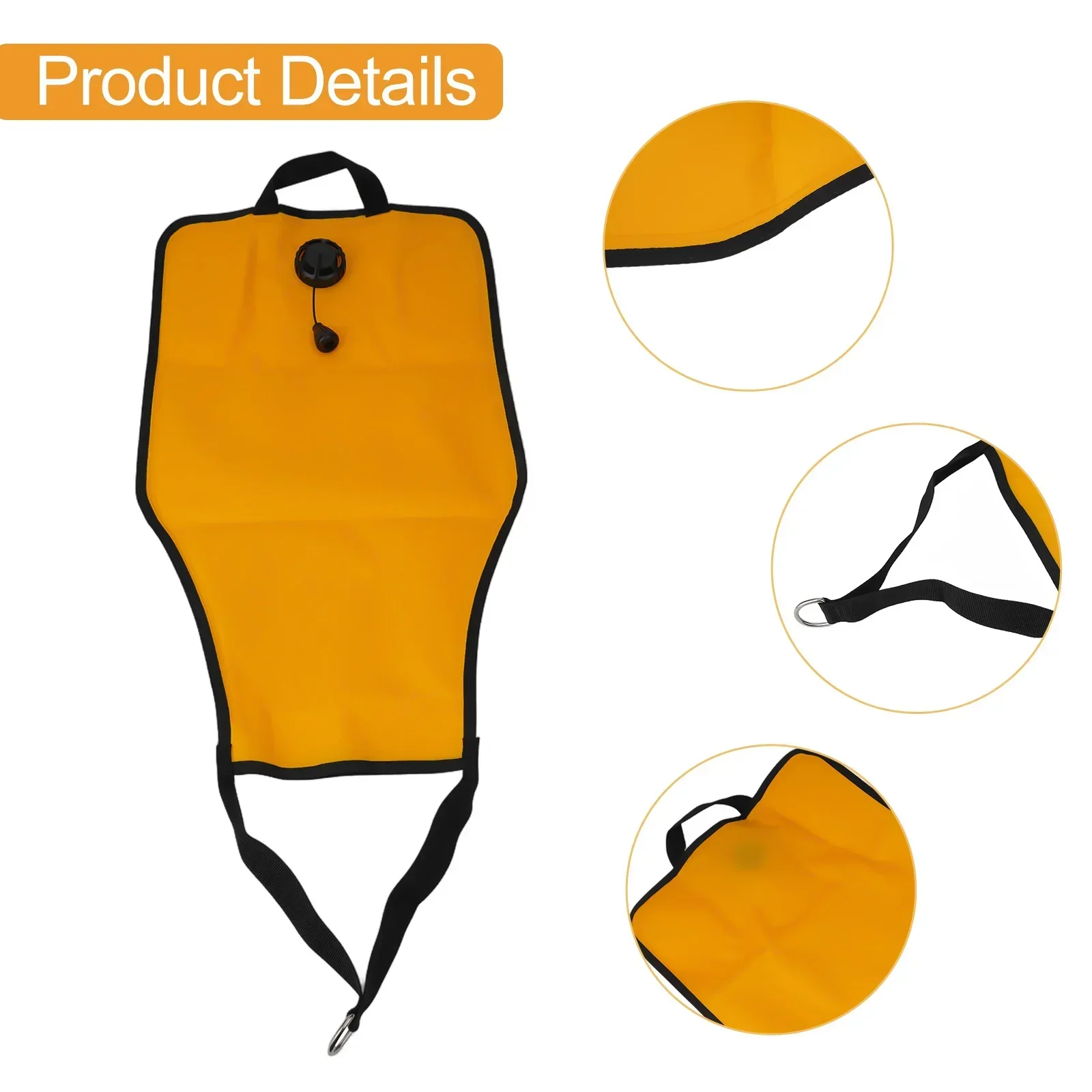 Salvage Bag Lift Bag Outdoor Scuba Underwater Wear-resistance With Dump Valve Accessories Diving Work Open Design