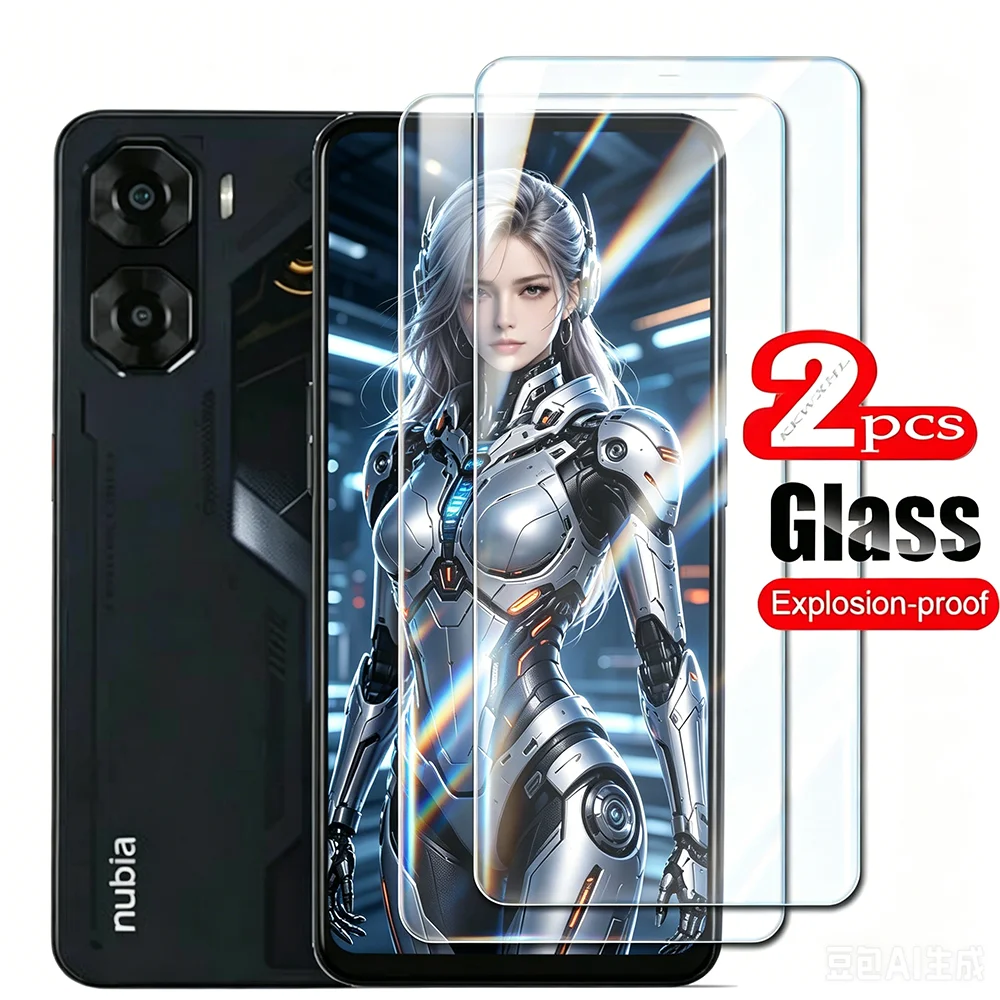 2-Pack Premium 9H Tempered Glass Screen Protector, Ultra Clear Transparent Film