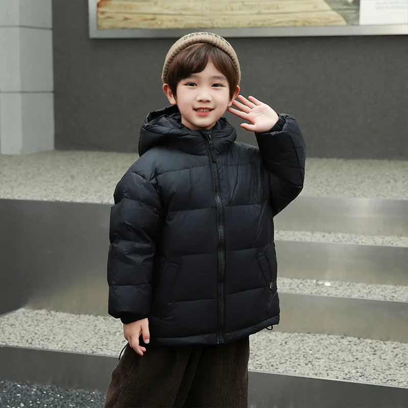Kids Down Coat 2024 New Autumn Winter Goose Down Children Down Jacket Warm White Duck Down CoatOvercoat for Girls Boys Jacket