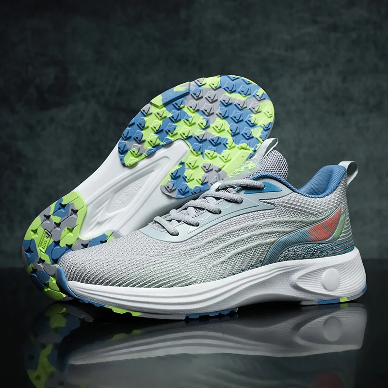 Men's Cushioning and Rebound Professional Running Shoes Grippy Non-slip Body-tested Jogging Sneakers