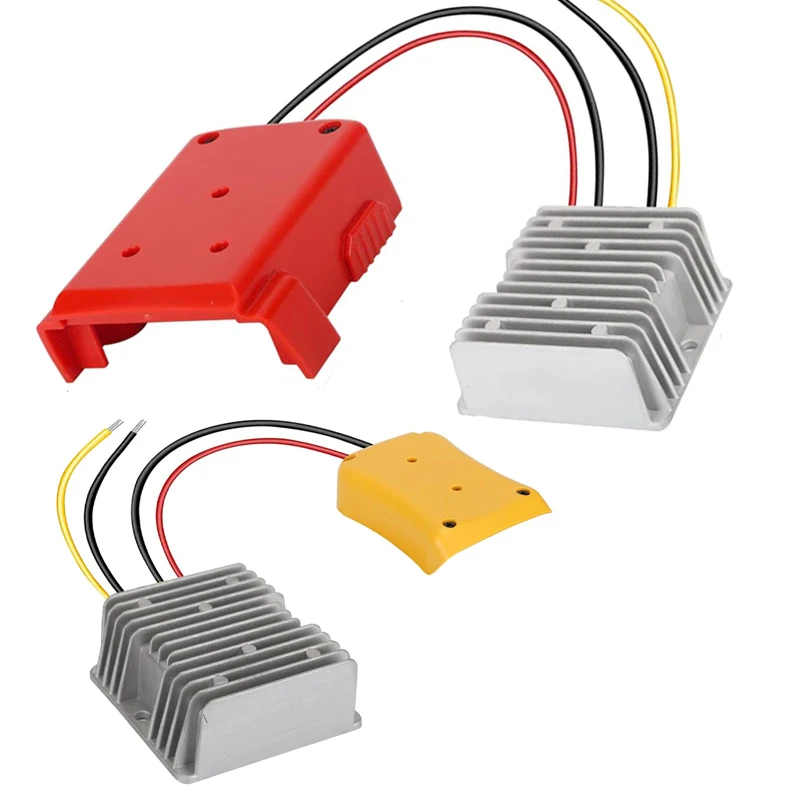 

180 Вт 15 а самодельный аккумулятор Aadpter понижающий преобразователь регулятор для Dewalt 18 в 20 В до 12 В Аккумулятор понижающий преобразователь Aadpter