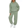 Winter Luxury Oversized Sweatsuit Sweatpants Custom Logo Tracksuit Hoodie and Jogger Set 4