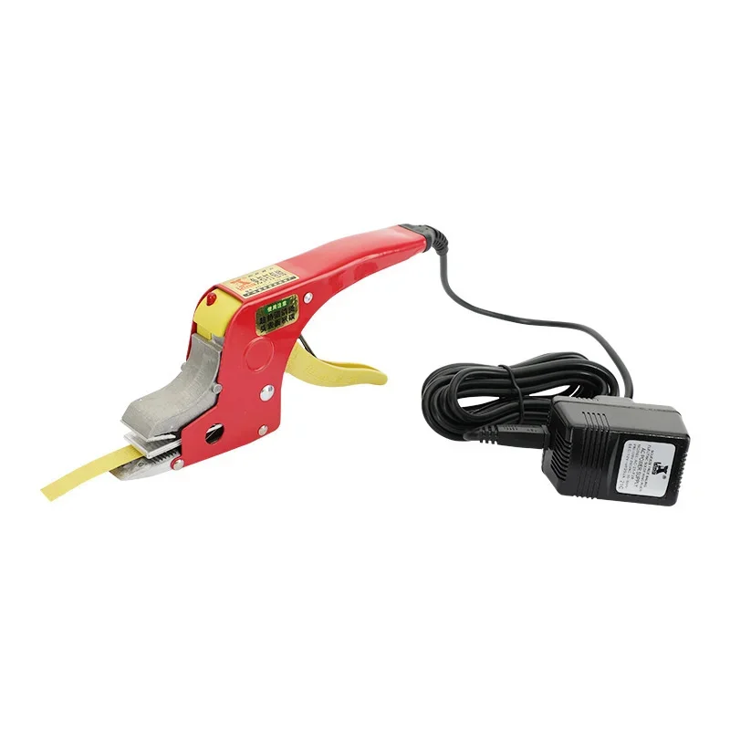 220V Hot Melt Packing Pliers Carton Packaging Electric Melting Pressing Pliers Plastic PP Packing Belt Buckle Free Manual