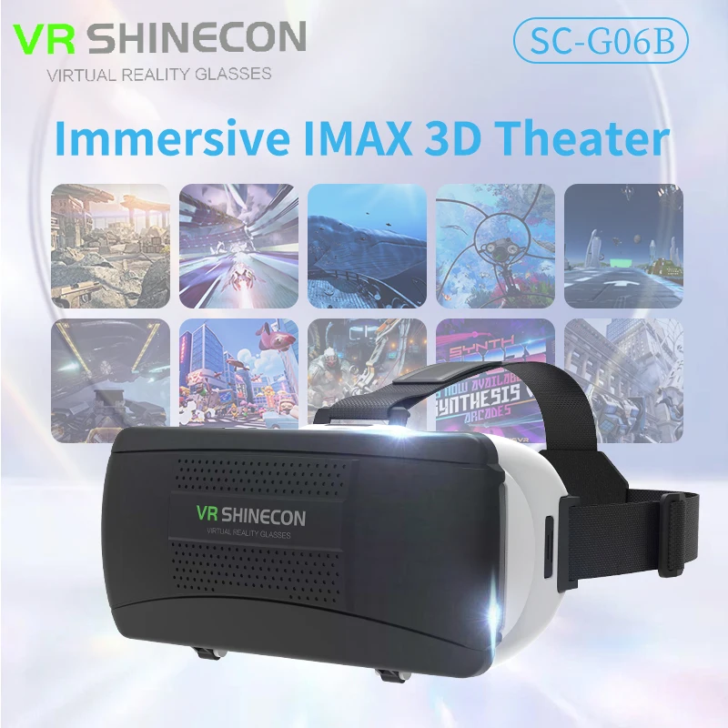 Visore VR 3D per Cellulare, Occhiali per Realtà Virtuale, Dispositivi con Lenti Viar, Controller di Gioco Intelligente per Smartphone, Set con Joystick - immagine 5
