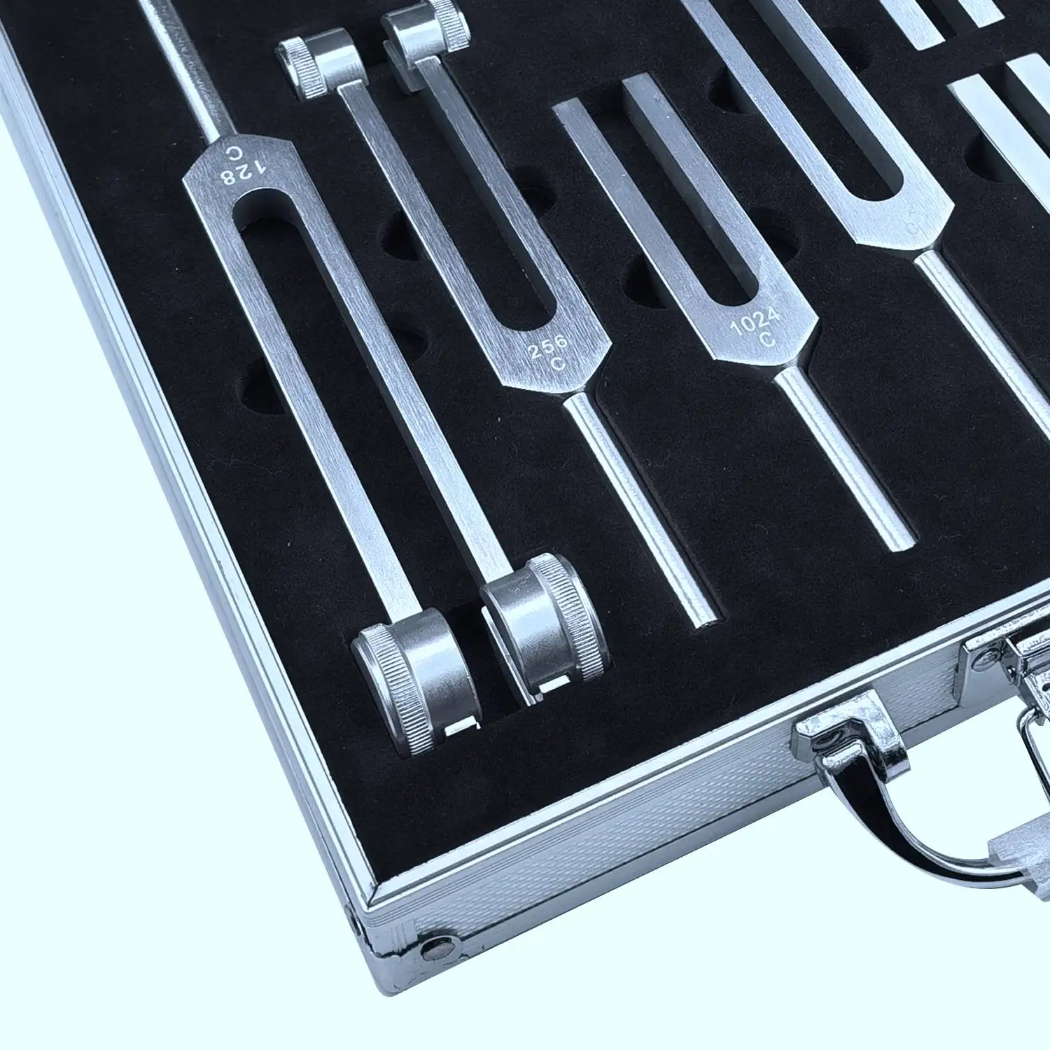128Hz 256Hz 512Hz 1024Hz 2048Hz 4096Hz Healing Chakra Tuning Fork Hammer Tool for Sound Healing Therapy 4