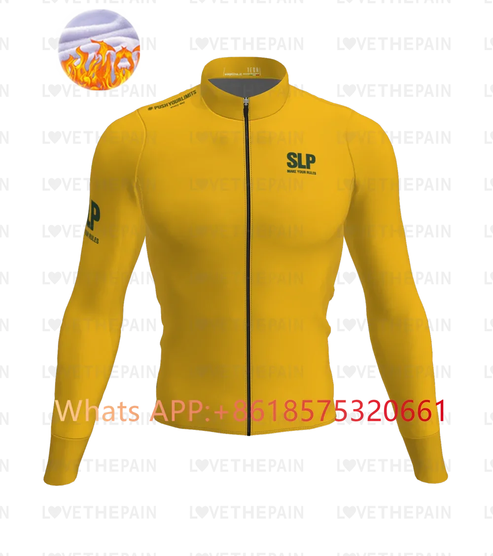 thumbnail image 1 of Slp SLOPLINE Team Ropa térmica de invierno para ciclismo, jersey para hombre, ropa cálida para exteriores, ropa para andar en bicicleta, mangas largas, ciclismo 2024, 1 of 5