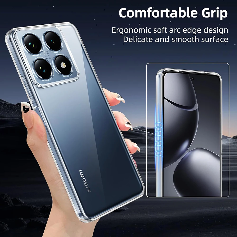 Ultra Thin Clear TPU Silicone Soft Transparent Phone Case