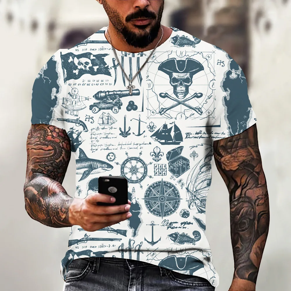 

Summer Tshirts For Man O-Neck Men's Casual T Shirts 3d Printed Male Top Short Sleeve Everyday Oversized Street T-Shirt Clothing