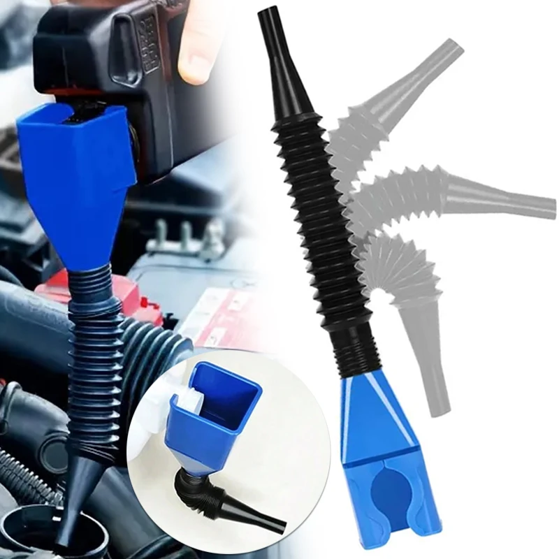 

Foldable Car Refueling Funnel Gasoline Refueling Splash-proof Plastic Funnel Car and Motorcycle Refueling Tool Auto Accessories