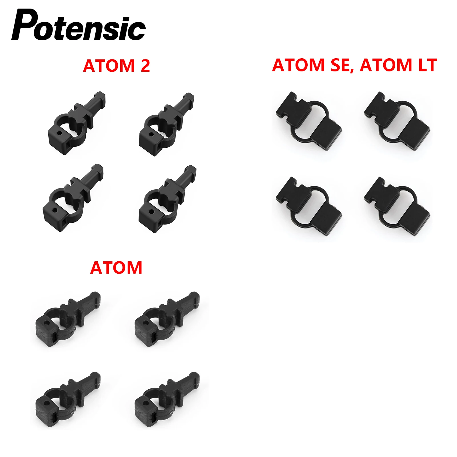 Amortisseurs de drone Potensic ATOM 2, ATOM, SE et LT dans leur emballage d'origine, prêts à être installés