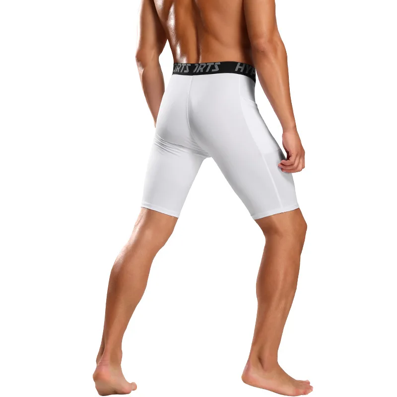 Men Compression Shorts Gym Underwear Running Sports Training Quick-Drying Bottoms