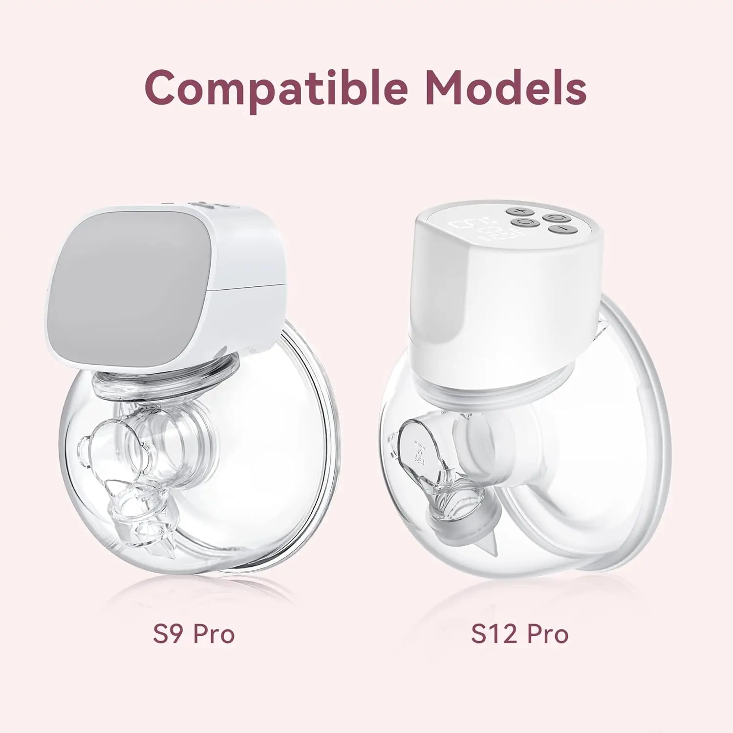 S9 Pro/S12 Pro/S9/S12 Duckbill Valve Silicone Diaphragm Compatible with momcozy Breastpump Electric Breast Pump Replacement